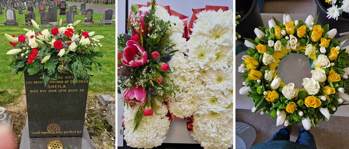 Funeral flowers from Flowers From The Square in Greenock